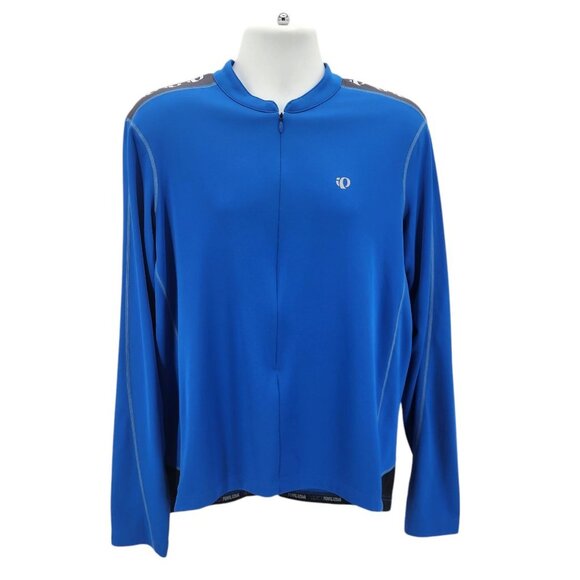 Pearl Izumi Select Series 3/4 Zip Blue Long Sleeve Cycling Jersey Mens XL - Picture 12 of 12